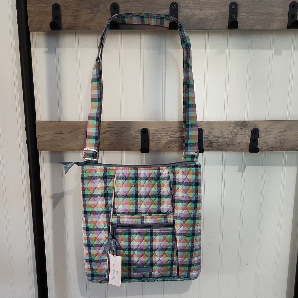 Multicolor Geometric Patterned Women's Bag